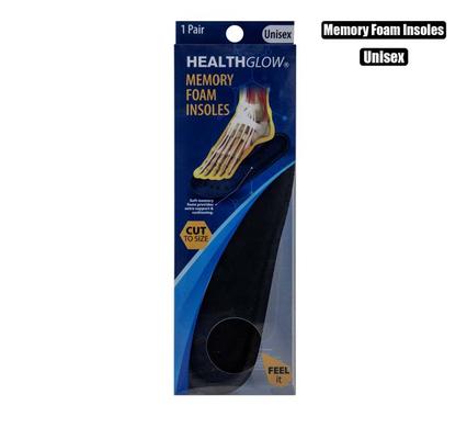 INNER SOLES 1 PAIR MEMORY FOAM TERRY