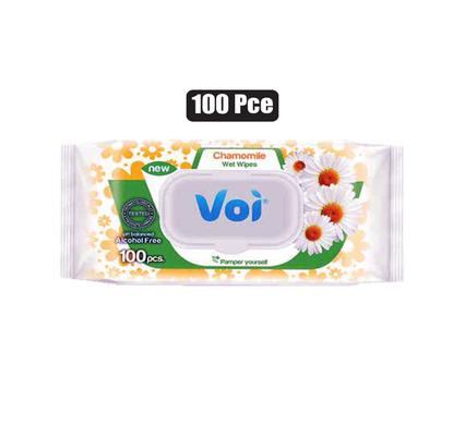 VOI WET-WIPES 100PC CHAMOMILE