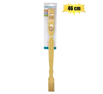 BACK SCRATCHER BAMBOO W/MASSAGE WHEEL