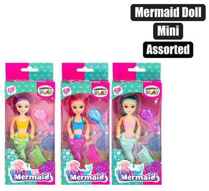 DOLL MINI MERMAID ASSTD
