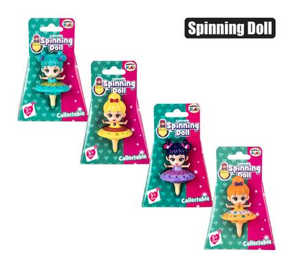 DOLL COLLECT SPINNING TOP ASSTD