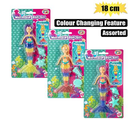 DOLL MERMAID COLOUR REVEAL 18cm