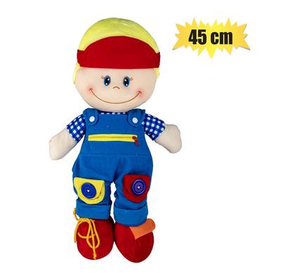 DOLL RAG EDU BOY 45cm