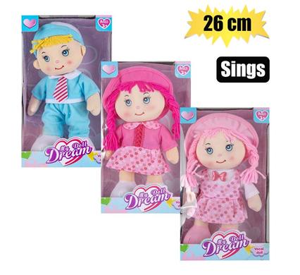 DOLL RAG SINGING ASSTD
