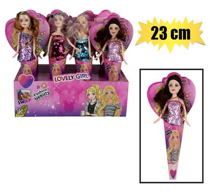 DOLL FASHION GLITZY 23cm