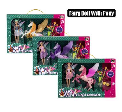 FAIRY DOLL WITH PONY
