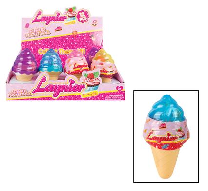 DOLL COLLECT ICE CREAM CONE ASSORTED