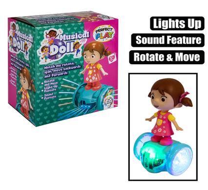 DOLL B/O DOLL W/LIGHT MUSIC