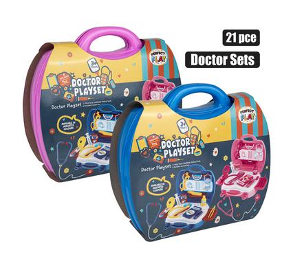 PLAY-SET DOCTOR SET STORAGE BOX 23x20cm