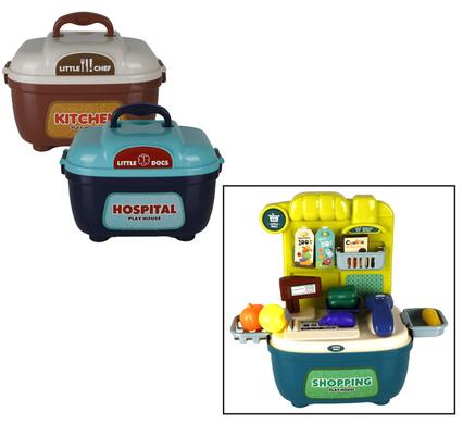 PLAYSET STORAGE MINI STATION ASSTD