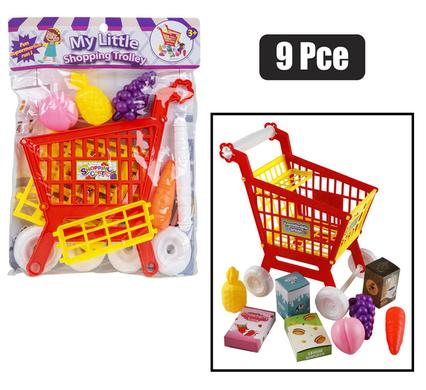 PLAYSET SHOPPING TROLLEY 24x22cm