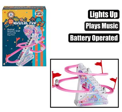 PLAYSET B/O UNICORN SLIDE