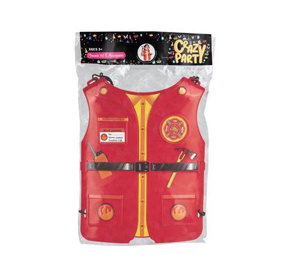 DRESS UP FIREMAN KIT 4PC