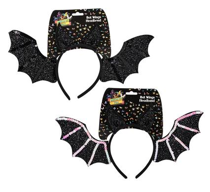DRESS UP HEADBAND BAT WINGS