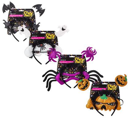 DRESS UP HALLOWEEN H/BAND & MASK SET