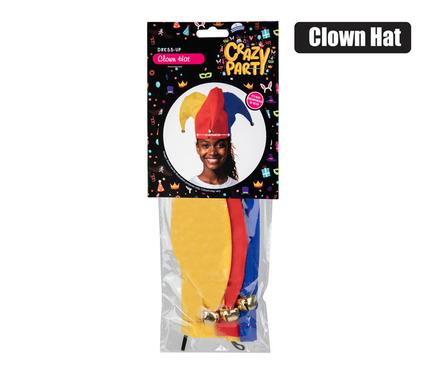 DRESS UP CLOWN HAT ASSTD