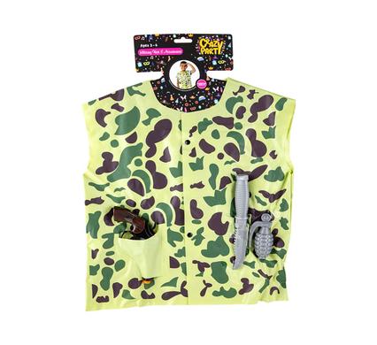 DRESS UP COSTUME MILITARY + ACCESSORIES
