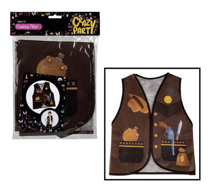 DRESS UP COSTUME COWBOY VEST