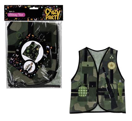 DRESS UP COSTUME ARMY VEST