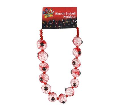 DRESS UP BLOODY EYEBALLS NECKLACE