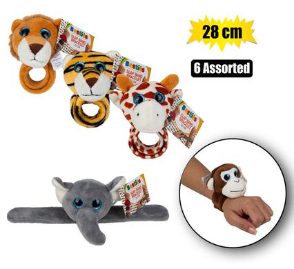 PLUSH SLAPPER BAND ASSTD 22cm