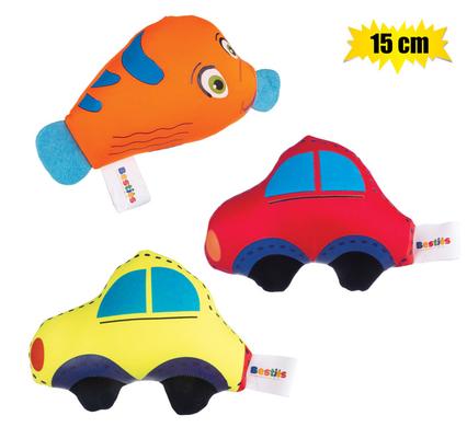 PLUSH BRIGHT MINI W/FOAMBEAD 15cm