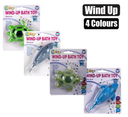 BABY BATH BUD VINYL WIND UP TOY