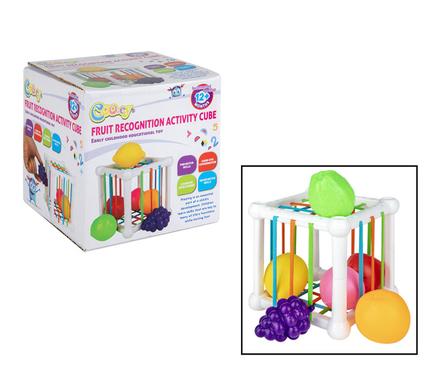 BABY EDUCATION TOY ACTIVITY CUBE 13cm