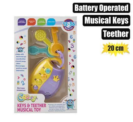 BABY TOY EDU MUSICAL KEYS & TEETHER 20cm