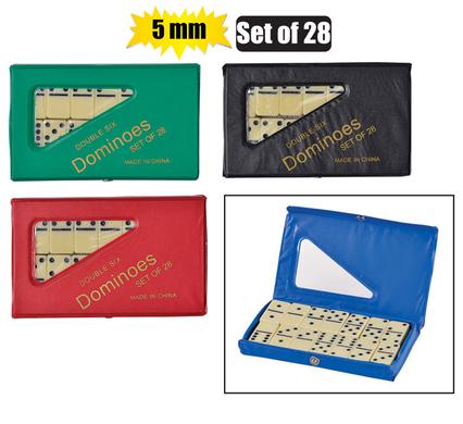 GAME DOMINOES IVORY DBL-SIX 5mm