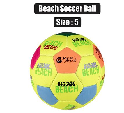 BALL SOCCER BEACH BRIGHT M/COLOUR SIZE 5