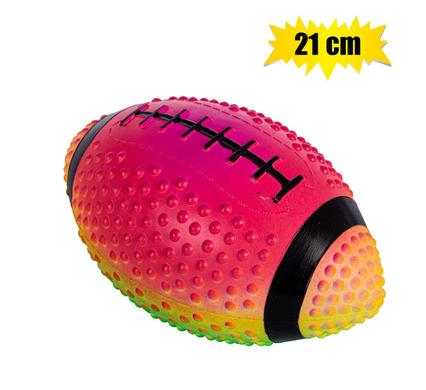 BALL RAINBOW RUGBY GRIPPY 21cm