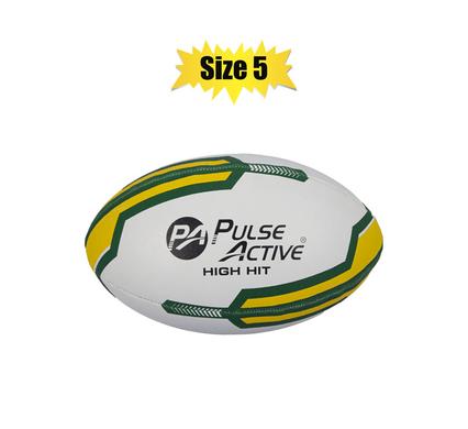 BALL RUGBY SIZE-5 RUBBER PIMPLE GRIP
