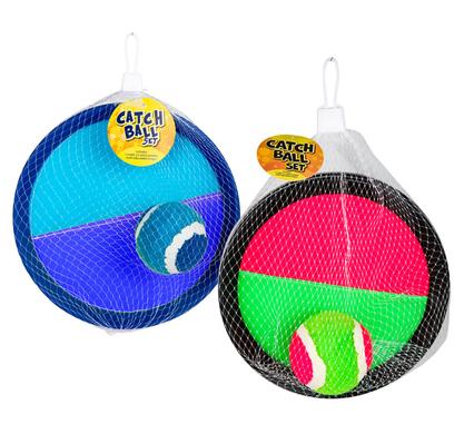 CATCHBALL SET TOSS N STICK W/BALL 20.5cm