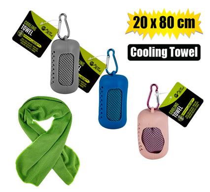FITNESS TOWEL COOLING 20x80cm W/POUCH