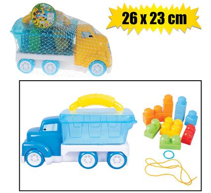 BUILDING BLOCKS STORAGE W/TRUCK