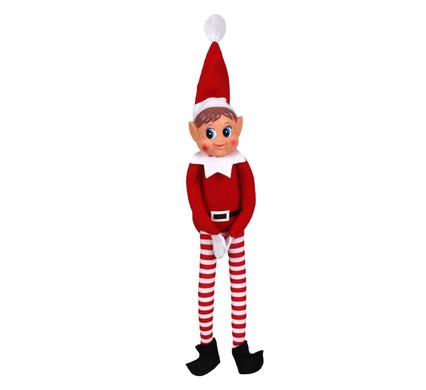 XMAS ELF NAUGHTY ELVIE 30cm
