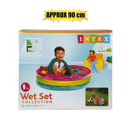 INTEX BALL PIT & 50 BALLS 3-RING 86x25cm