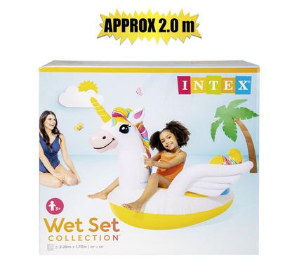 INTEX RIDE-ON UNICORN       201x140x97cm