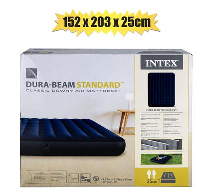 INTEX AIR-BED D/BEAM-QUEEN  152x203x25cm