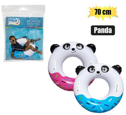 AQUANAUTICS SWIM RING PANDA 70cm