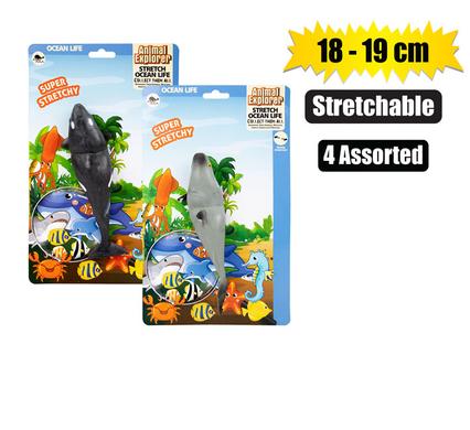 ANIMALS OCEAN STRETCH ASSTD 18-19cm