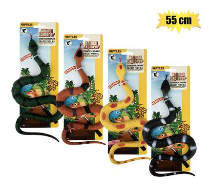 ANIMALS SNAKE PVC ASSTD