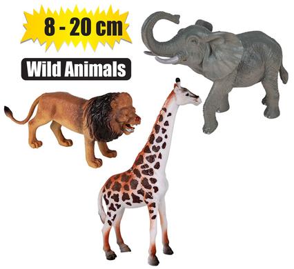 ANIMALS WILD ASSTD HEIGHT 8-20cm