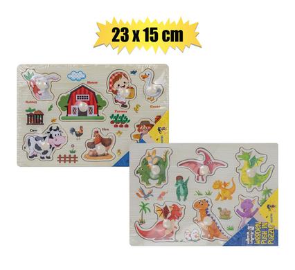 EDU PUSH-IN-BOARD WOODEN 23.5x15cm