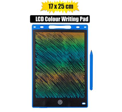 EDU LCD WRITING BOARD COLOUR 17x25cm