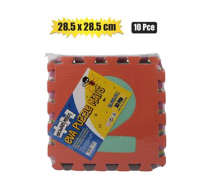 EDU EVA MAT NUMBERS 10PC 28.5x28.5cm