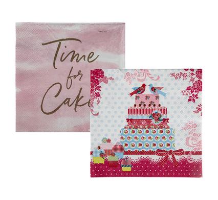 SERVIETTES 2PLY 33cm 20PC TEA TIME