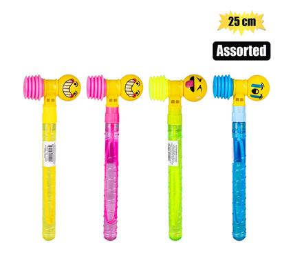 BUBBLE WAND NOVELTY HAMMER ASSTD 25cm