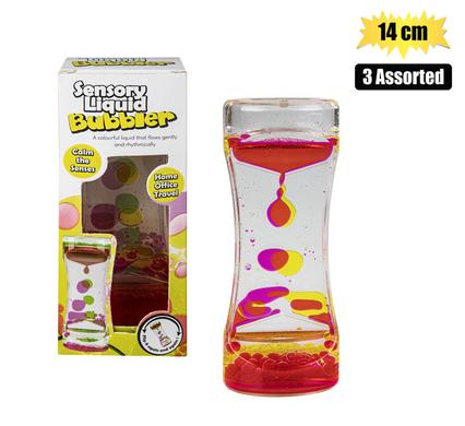 NOVELTY SENSORY LIQUID BUBBLER 14cm